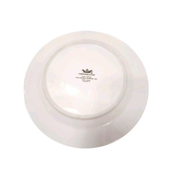 Christopher Stuart Portico 10.5 Dinner Plate Y0244 Replacement Honeysuckle FLORA - Picture 7 of 8